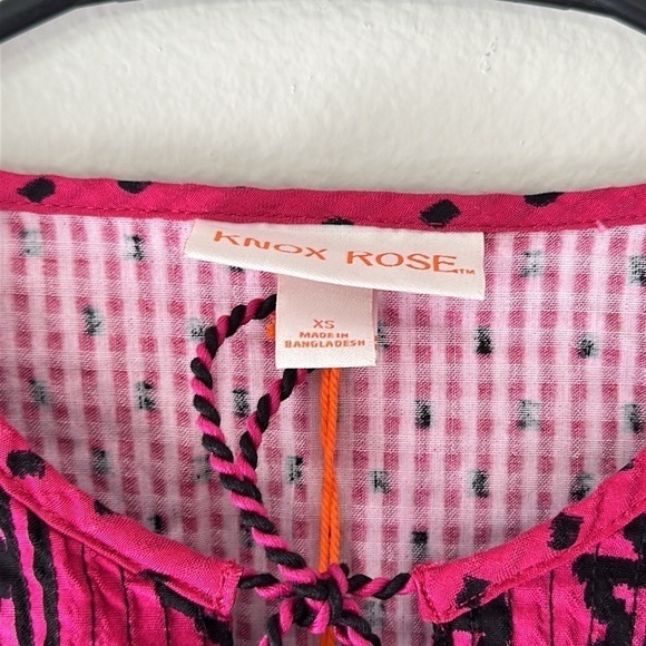 Women's X-Small Red Top Knox Rose - Picture 3 of 3